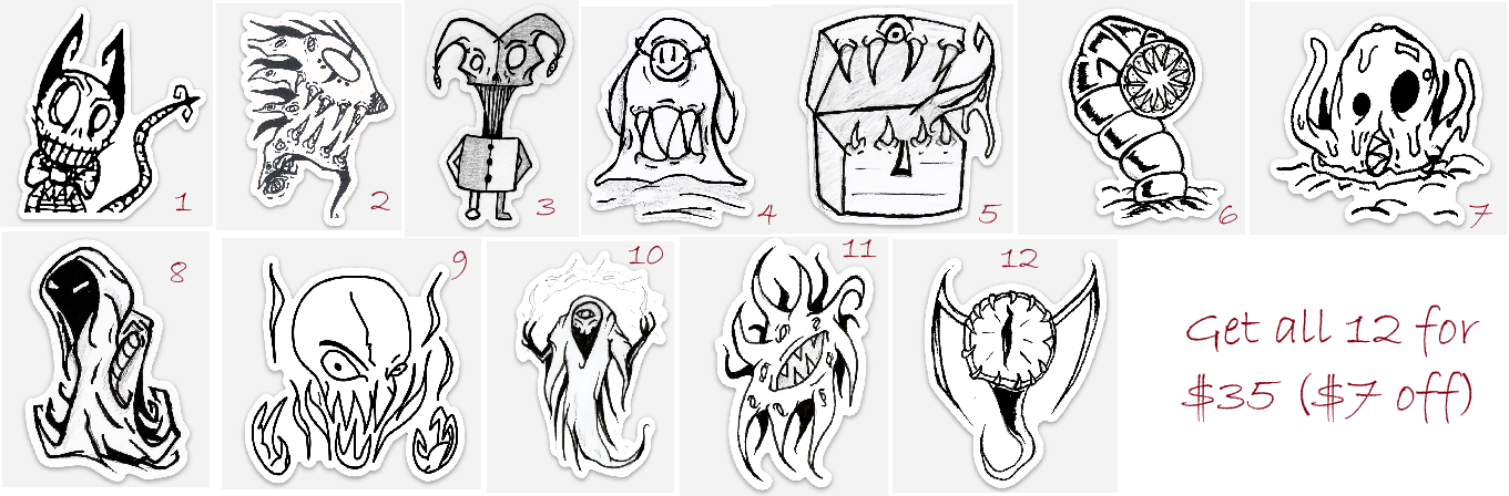 Medium Stickers
